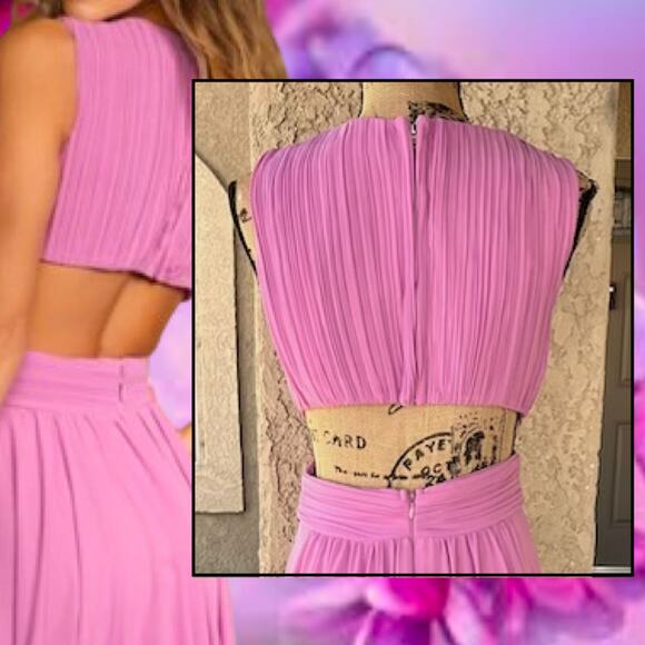 Lulus Lilac Cutout Vivid Imagination Maxi Dress Size Varies - Picture 4 of 13